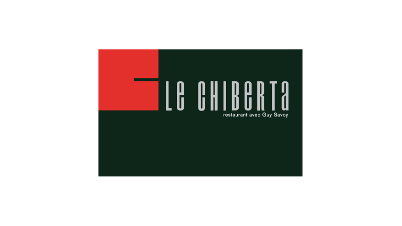 A logo of the Le Chiberta avec Guy Savoy, France