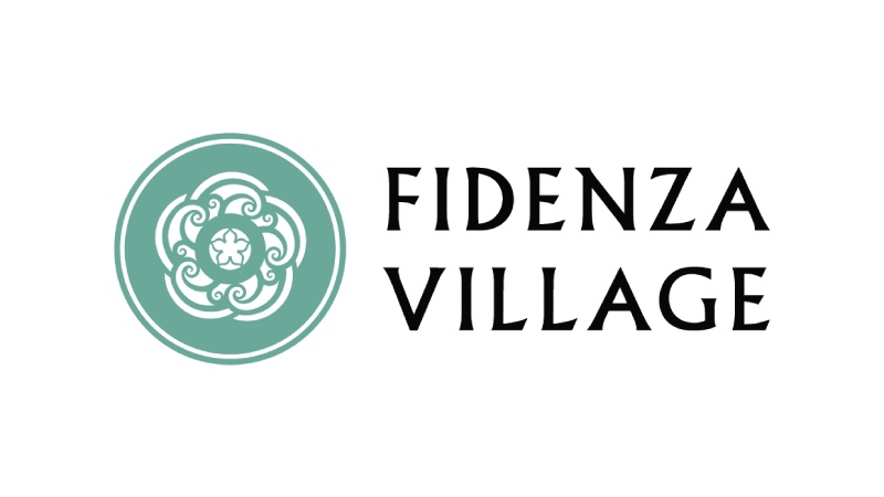 A logo of Fidenza Village, Italy